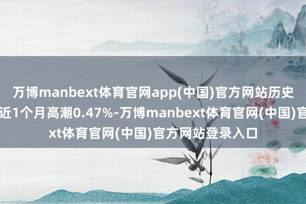 万博manbext体育官网app(中国)官方网站历史数据表露该基金近1个月高潮0.47%-万博manbext体育官网(中国)官方网站登录入口