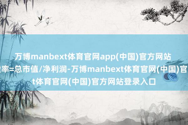 万博manbext体育官网app(中国)官方网站 　　磋磨注解：　　市盈率=总市值/净利润-万博manbext体育官网(中国)官方网站登录入口