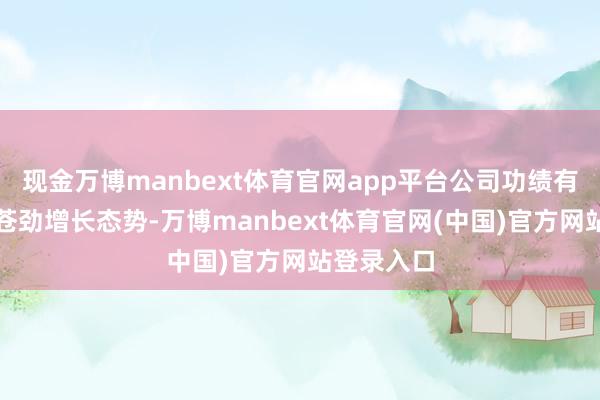 现金万博manbext体育官网app平台公司功绩有望保合手苍劲增长态势-万博manbext体育官网(中国)官方网站登录入口