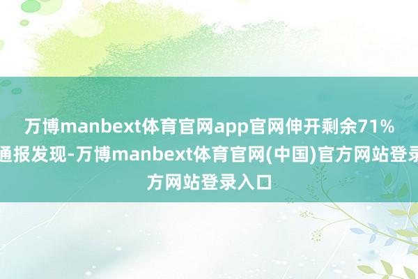 万博manbext体育官网app官网伸开剩余71%梳理通报发现-万博manbext体育官网(中国)官方网站登录入口